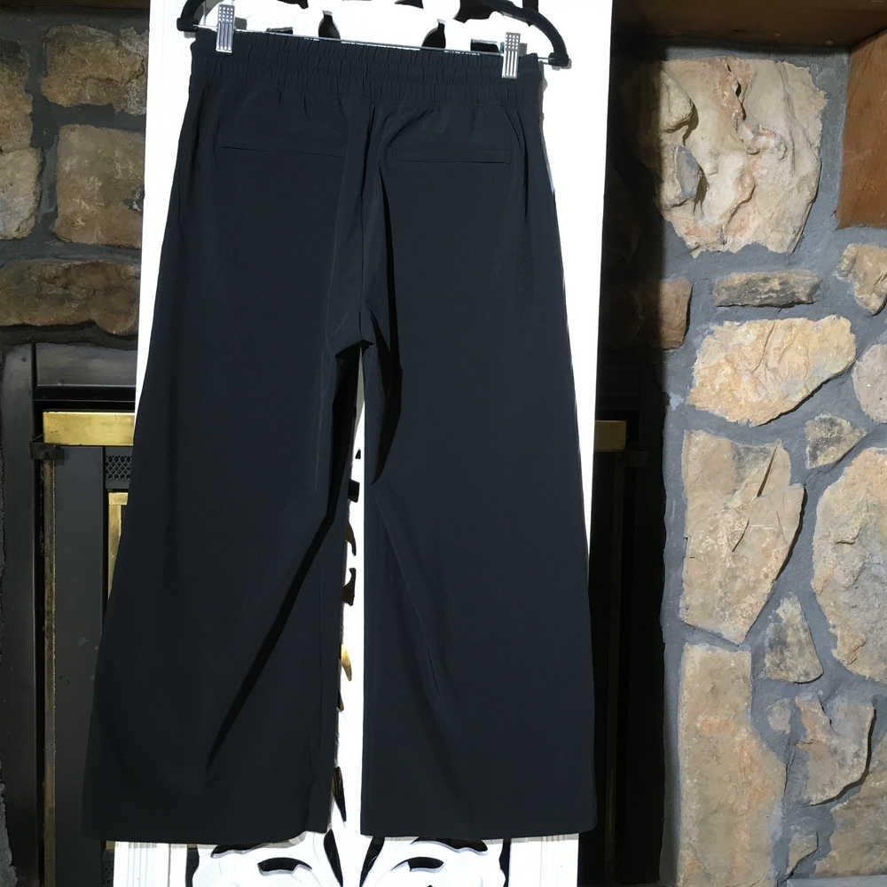 Athleta Black Jumpsuit with Straight-Leg Design 4P